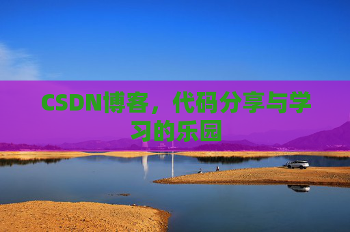 CSDN博客，代码分享与学习的乐园